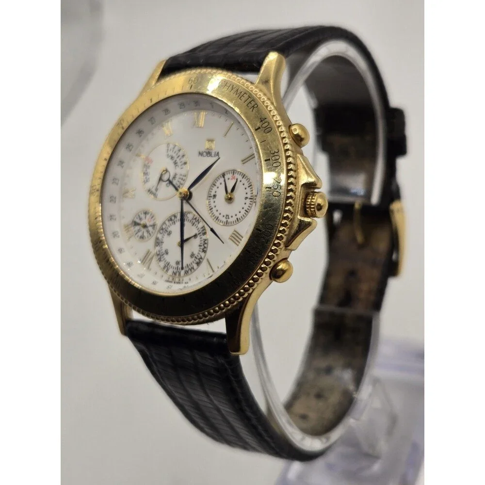 Rare Citizen Noblia 41mm Men's Multifunction Watch. New Battery.